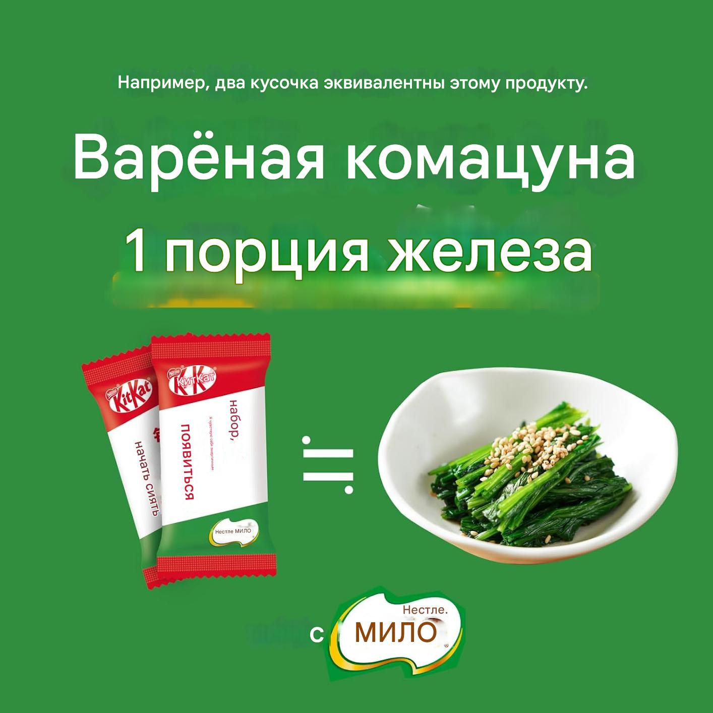 Шоколад KitKat Milo с железом (добавка), 60 шт. — изображение 4