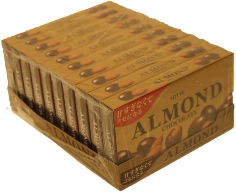 Шоколад Lotte Almond, 10 уп. x 86 гр. — изображение 2