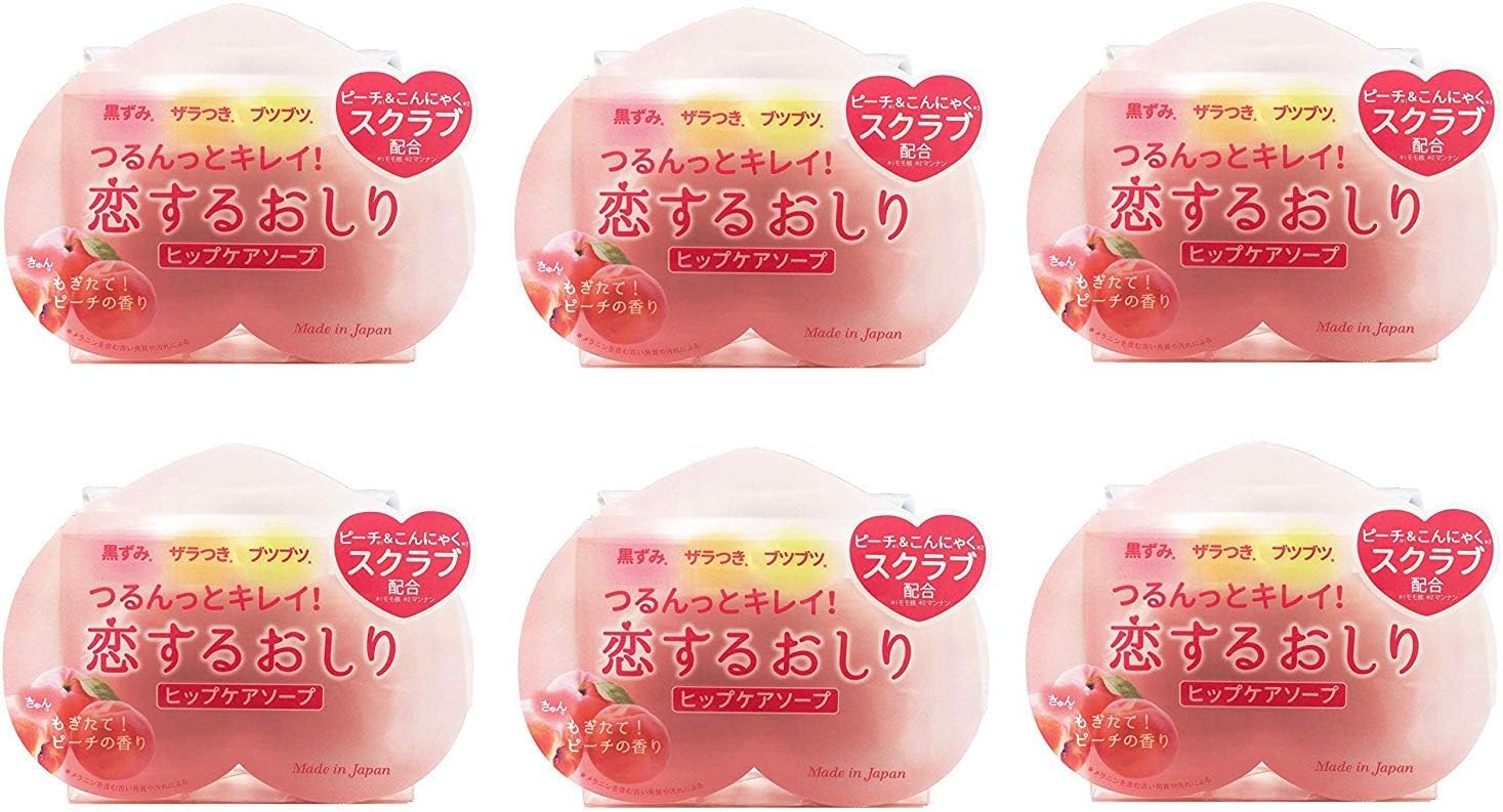 Скраб-мыло Pelican Love Cosme Hip Care Soap против акне, 80г x 6 шт.