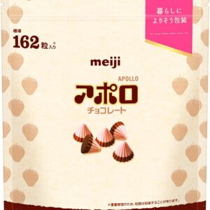 Шоколадные конфеты со вкусом клубники meiji Apollo, 3 уп. x 226 гр.