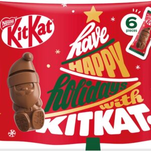 [ПРАЗДНИЧНЫЙ НАБОР] Шоколад Kitkat Holiday Santa 6 шт. x 4 пачки