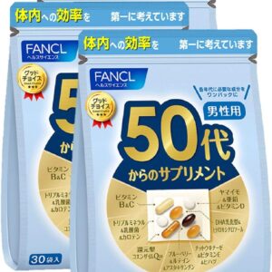 50 жастан асқан F арналған FANCL тағамдық қоспасы, 30 дана x 3 пакет
