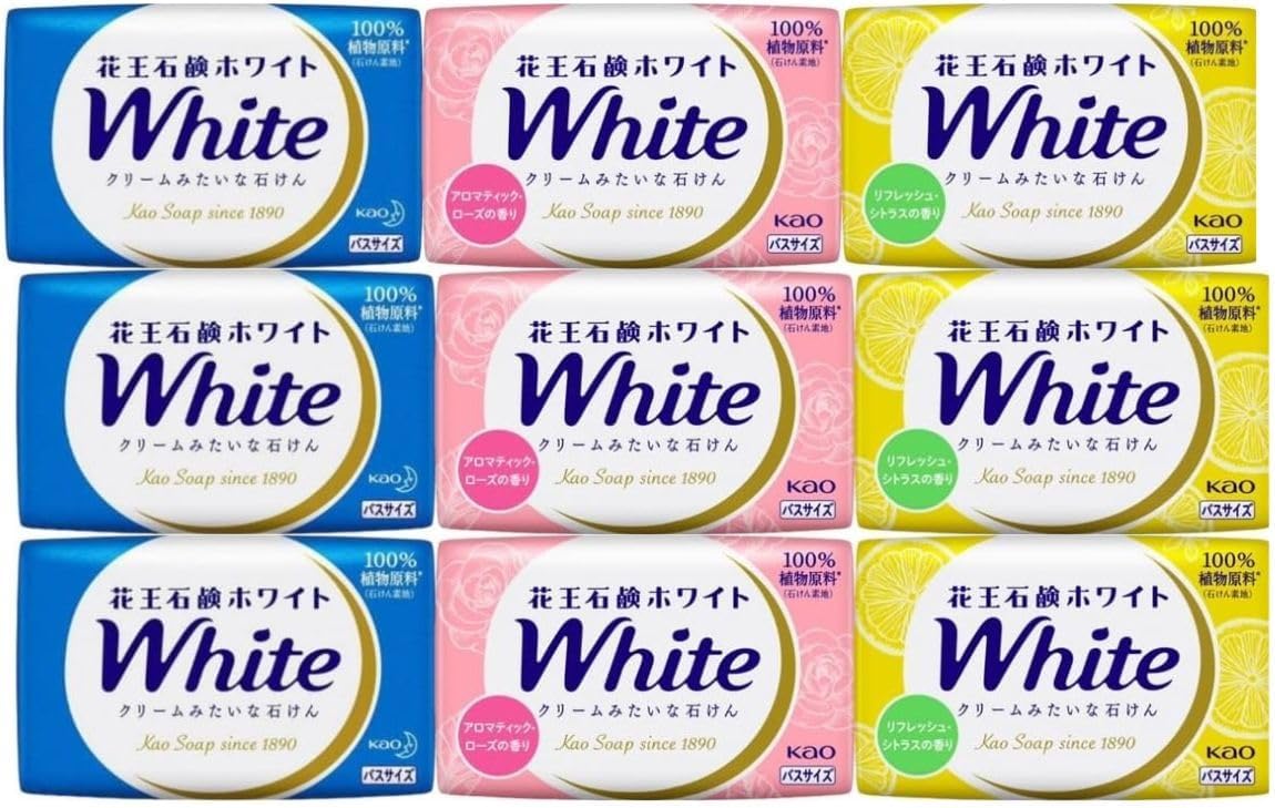Набор мыл Kao White Soap, 130 гр. x 18 пачек