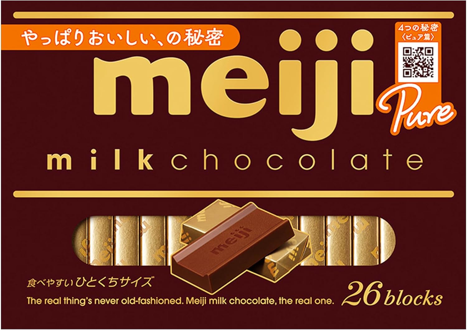 Молочный шоколад Meiji, 6 уп. x 120 гр.