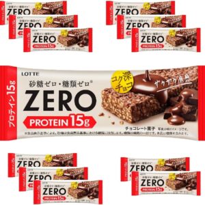 Шоколадный протеиновый батончик Lotte Zero Protein, 12 шт.