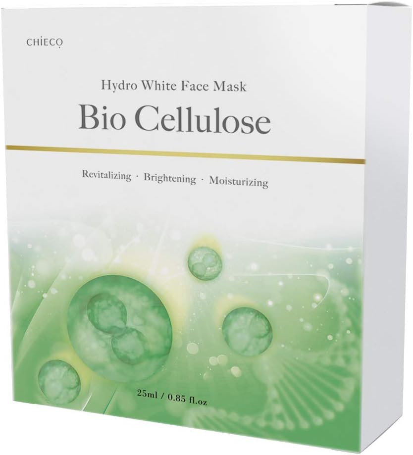 Биоцеллюлозная маска для лица CHIECO с 4 видами растительных экстрактов, 10 шт.