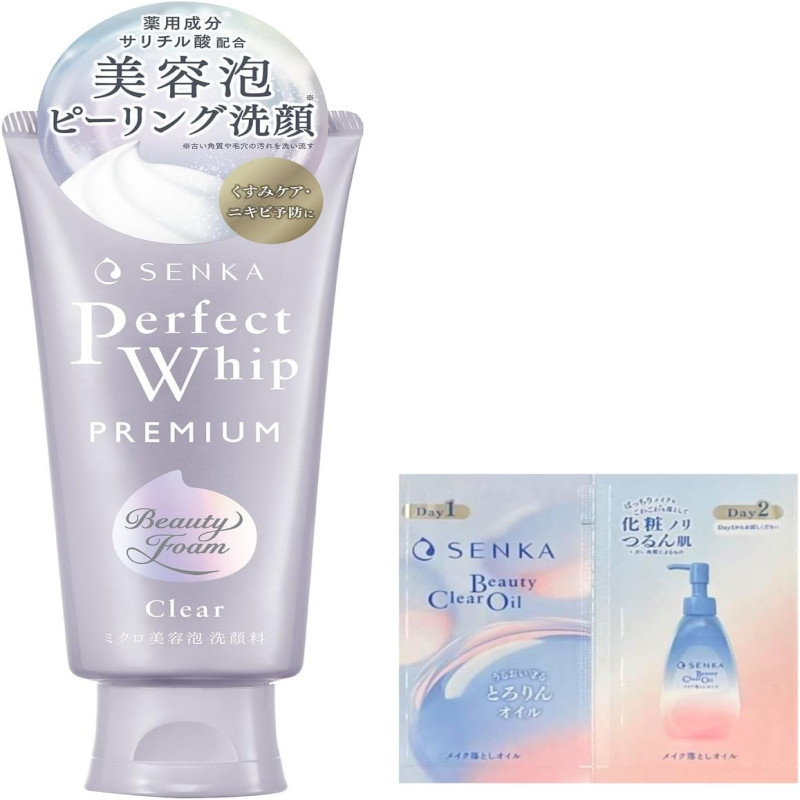 Пенка для умывания лица Senka Perfect Whip Premium, 3 шт. x 120 гр.