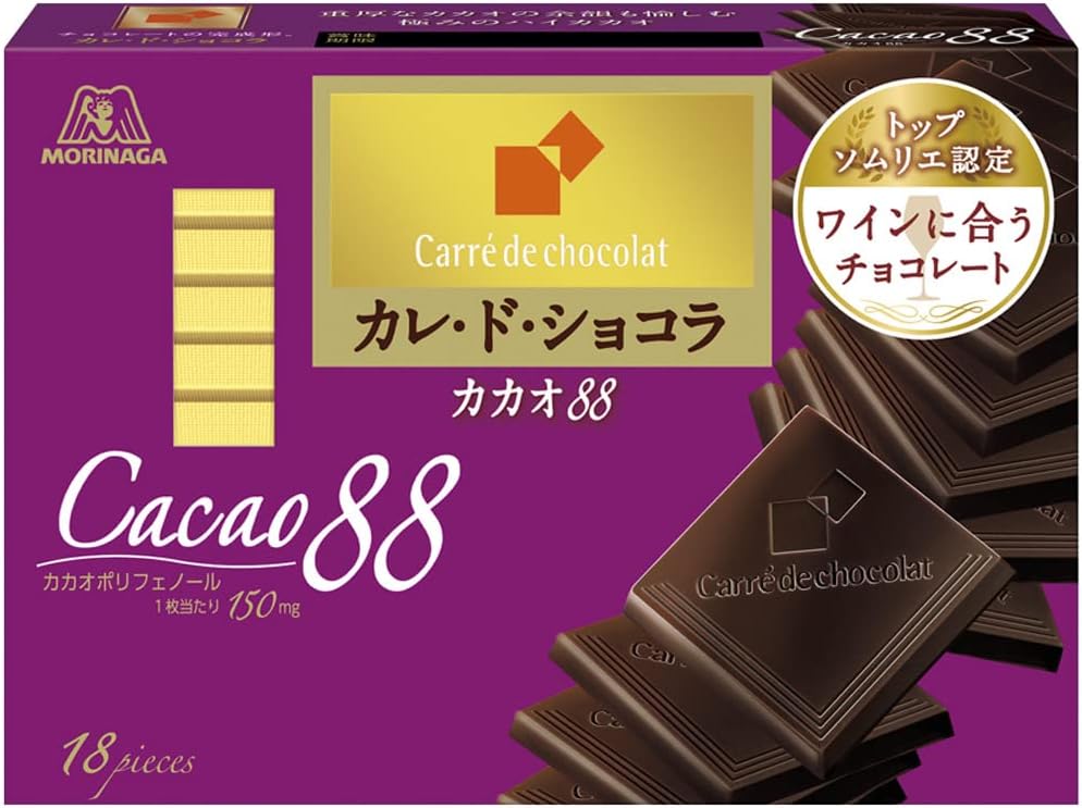 Шоколад Morinaga Carre de Chocolat 18 шт. x 6 уп.
