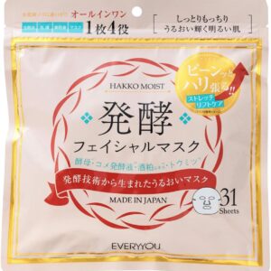 Увлажняющие маски для лица с ферментами HAKKO MOIST, 3 уп. x 31 шт.