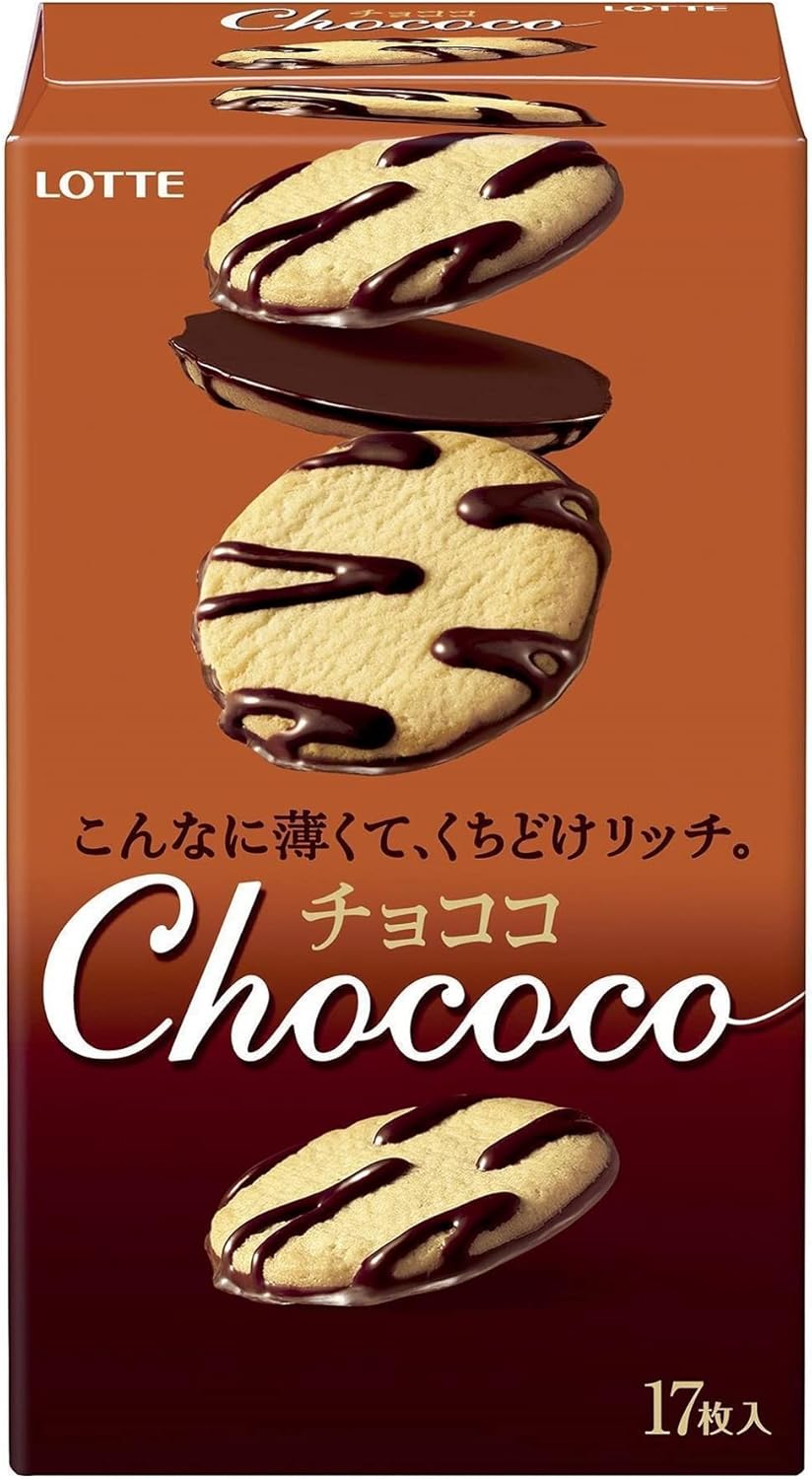 Печенье Lotte Chococo, 8 уп. x 17 шт.
