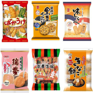 Набор рисовых крэкеров (сэнбей) Strange Friends, 6 шт.