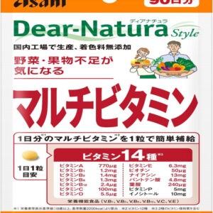 Dear-Natura Asahi тағамдық қоспасы, мультивитаминдер, 3 уп. x 90 қойынды